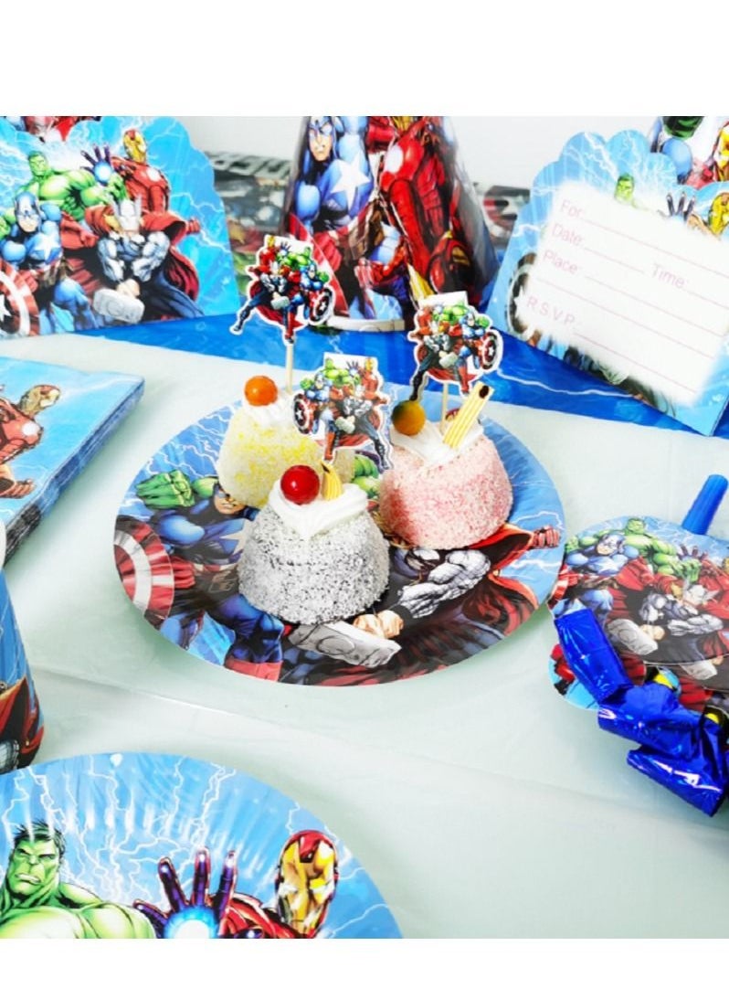 Brain Giggles Brain Giggles Avengers Theme Disposable Tableware  - Image 3