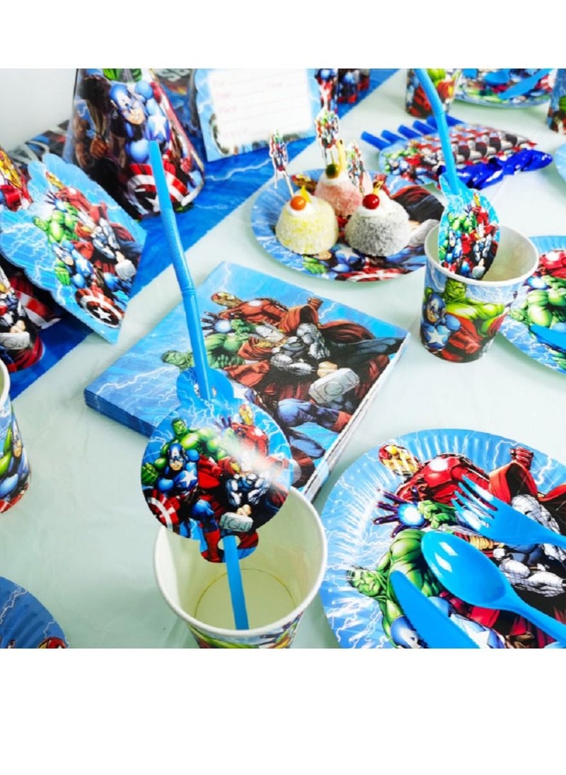 Brain Giggles Brain Giggles Avengers Theme Disposable Tableware  - Image 5