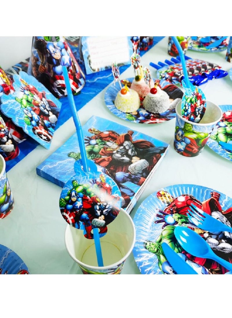 Brain Giggles Brain Giggles Avengers Theme Disposable Tableware  - Image 2