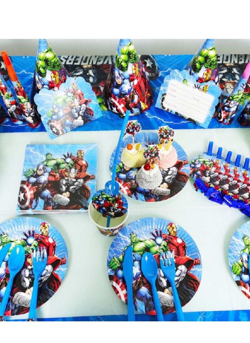 Brain Giggles Brain Giggles Avengers Theme Disposable Tableware  - Image 4