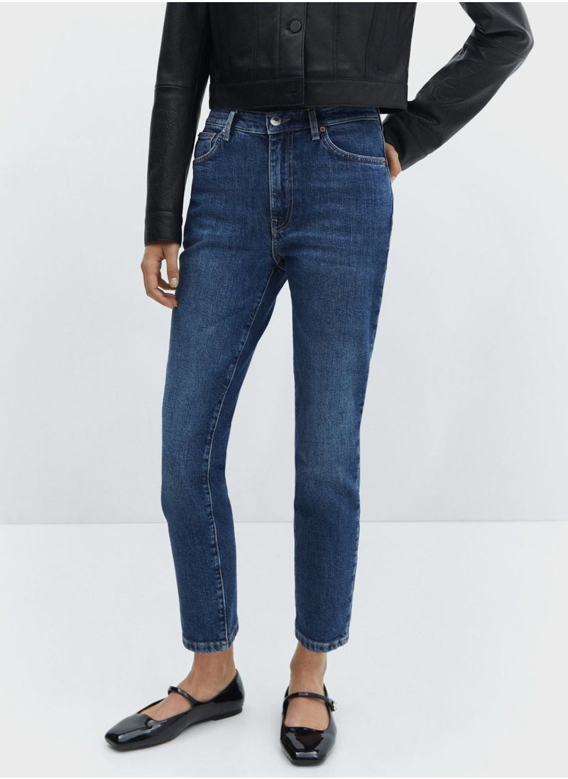 MANGO - High Waist Jeans - Image 1