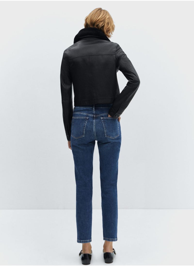 MANGO - High Waist Jeans - Image 1