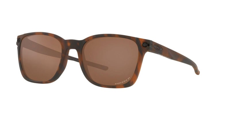 Oakley Mens OO9018 Ojector Square Sunglasses, Matte Brown Tortoise/Prizm Tungsten Polarized, 55 mm - Image 1