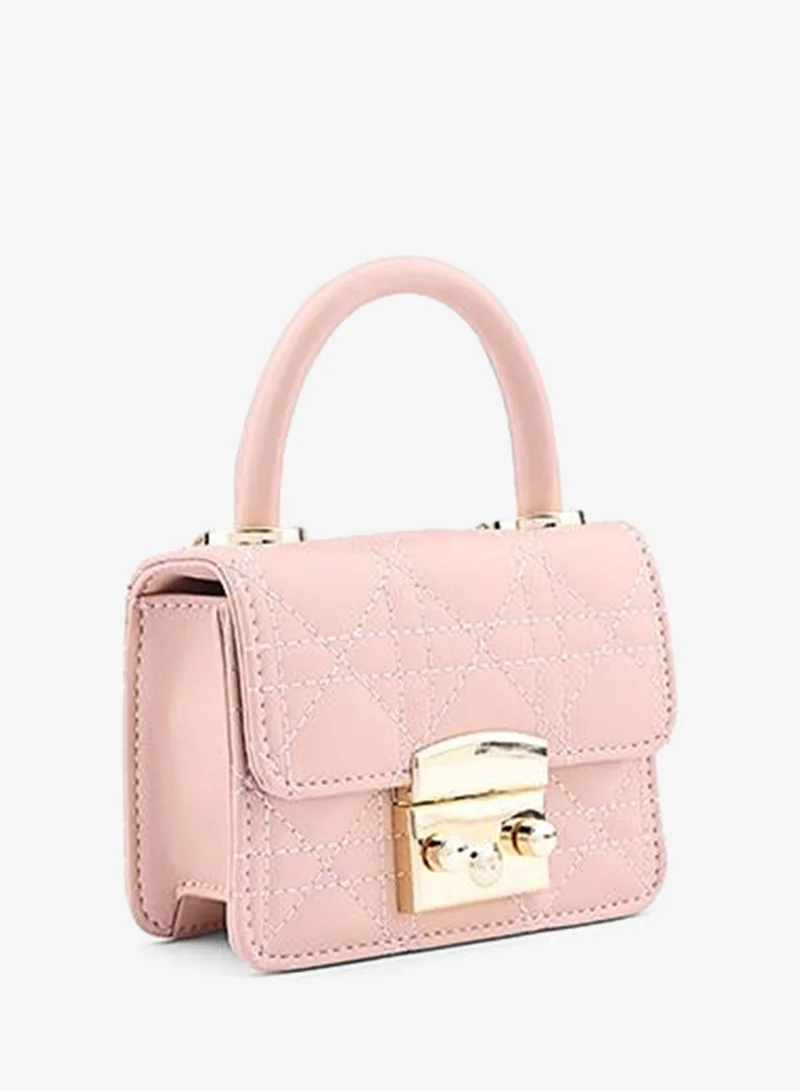 Cuple Nude Tween Girls Quilted Top Handle Bag for Women | Best Price UAE