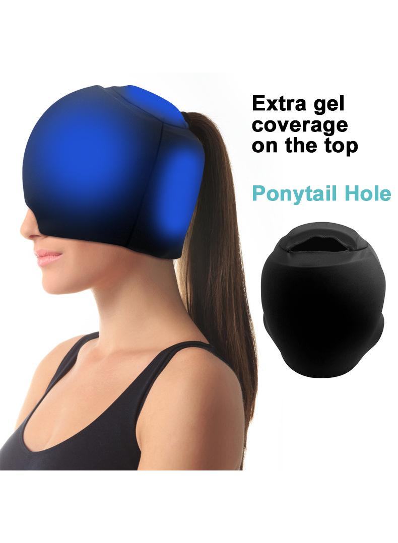 general Migraine Relief Cap, Gel Headache Relief Hat, Migraine Ice Head Wrap, Reusable Cold/Hot Therapy, Long Lasting Cooling Eye Mask Stress Headaches for Puffy Eyes, Tension, Sinus - Image 2