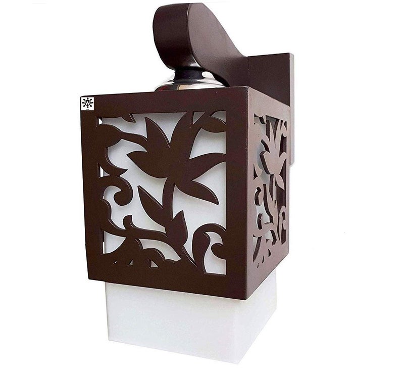WHITERAY WHITERAY Wall Lamp Brown Squarecordedelectric Wood - Image 4