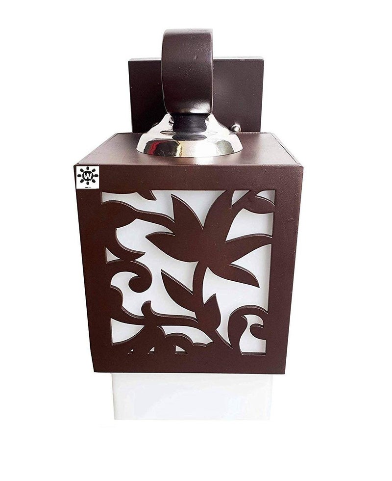 WHITERAY WHITERAY Wall Lamp Brown Squarecordedelectric Wood - Image 5