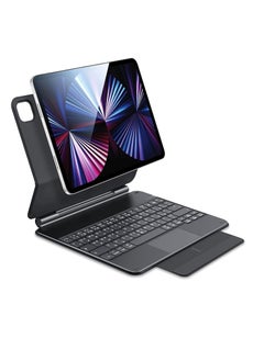iPad Keyboard Case for iPad Pro 11 inch and iPad Air Easy-Set Floating Cantilever Stand Multi Touch Trackpad Backlit Keys Magic Black