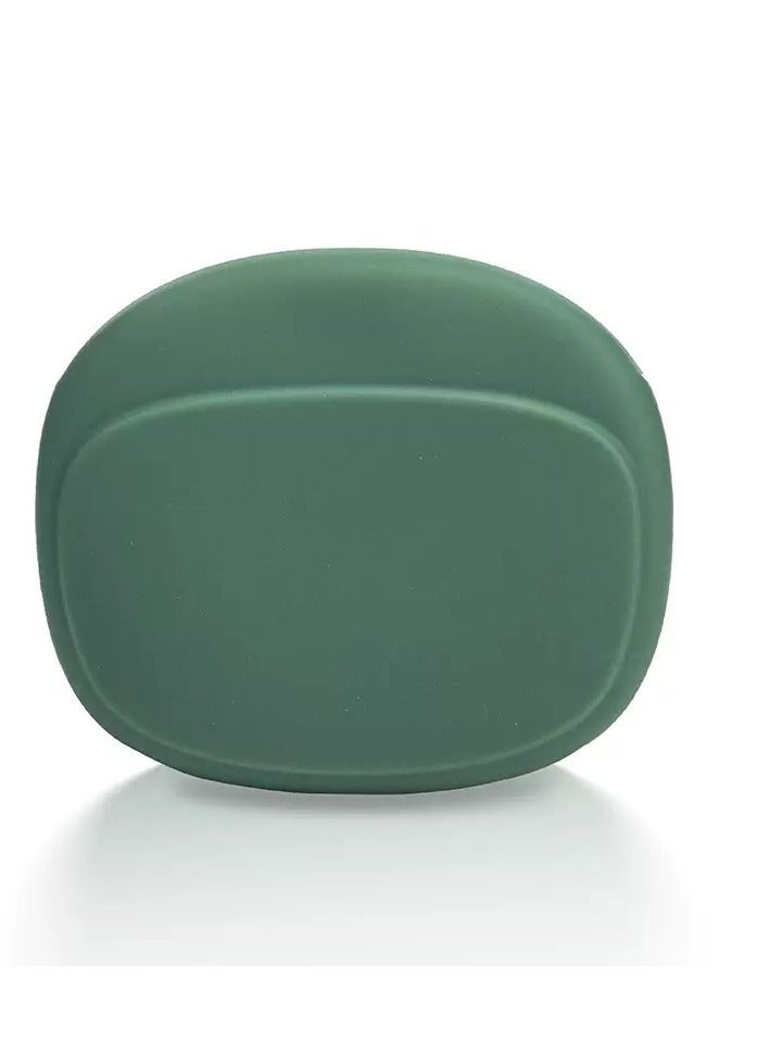 Silicone Headphone Organizer-Data Cable Storage Case-Mini Key Box-Portable Wired Headphone Organizer (Green) - Image 1