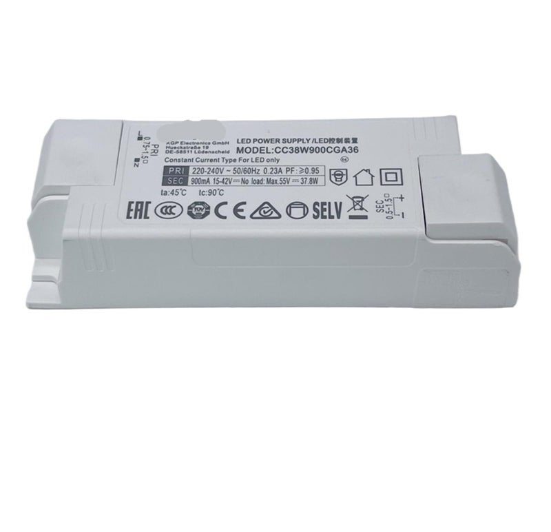 Flicker Free Constant Current LED Driver Power Supply 37 8W 15 42V 900mA - Image 2
