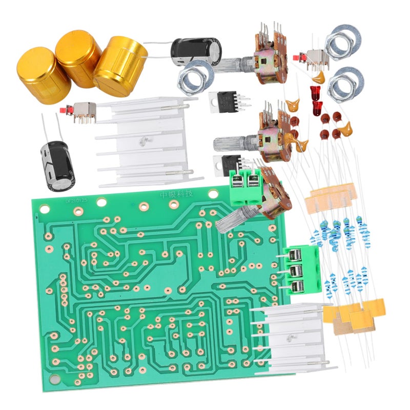 Green Dual Channel Audio Amplifier Board Kit 4pcs Build Your Own Stereo Power Amplifier Module - Image 3