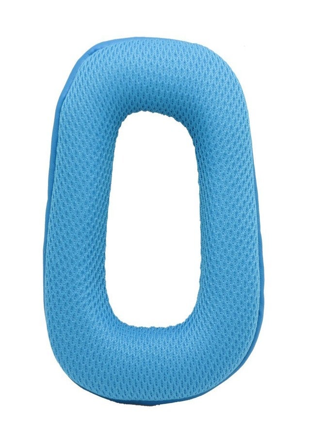 Mmobiel وسادات أذن بديلة لسماعة الألعاب Logitech G35 G935 G933S G933 G930 G635 G633S G633 G533 G433 G432 G431 G430 G332 G233 G231 G230 من MMOBIEL - وسادات أذن قماش شبكي - زرقاء - Image 3