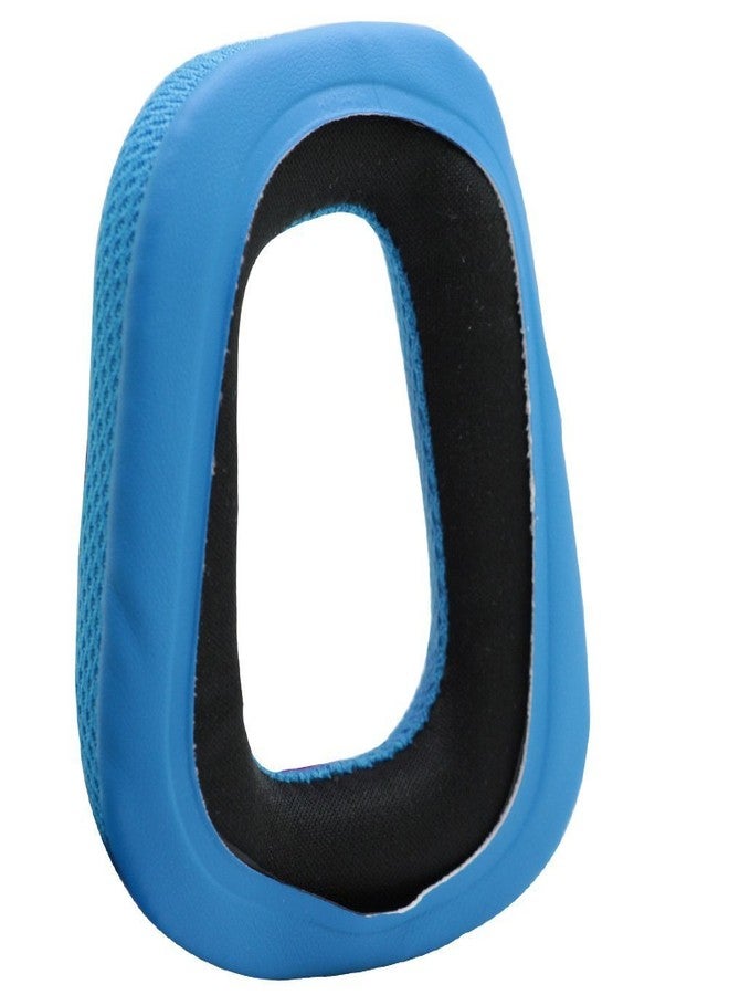 Mmobiel وسادات أذن بديلة لسماعة الألعاب Logitech G35 G935 G933S G933 G930 G635 G633S G633 G533 G433 G432 G431 G430 G332 G233 G231 G230 من MMOBIEL - وسادات أذن قماش شبكي - زرقاء - Image 4