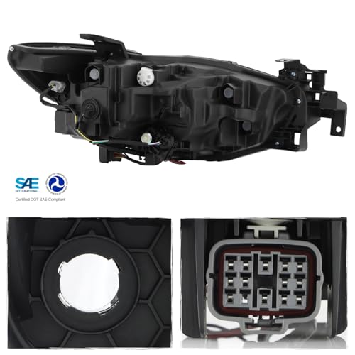 AKKON - Fits 2018-2021 Mazda 6 Full LED Type Auto HL Leveling non-Adaptive Projector Headlight Driver Left Side - Image 2