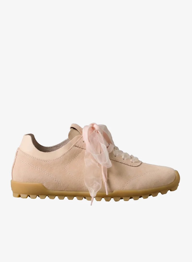 Calvin Klein Ribbon Lace Suede Trainers