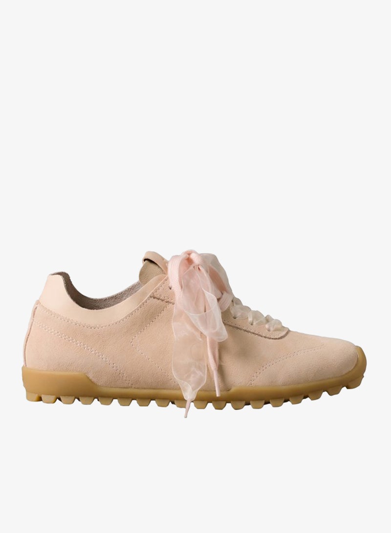 CALVIN KLEIN Ribbon Lace Suede Trainers - Image 1
