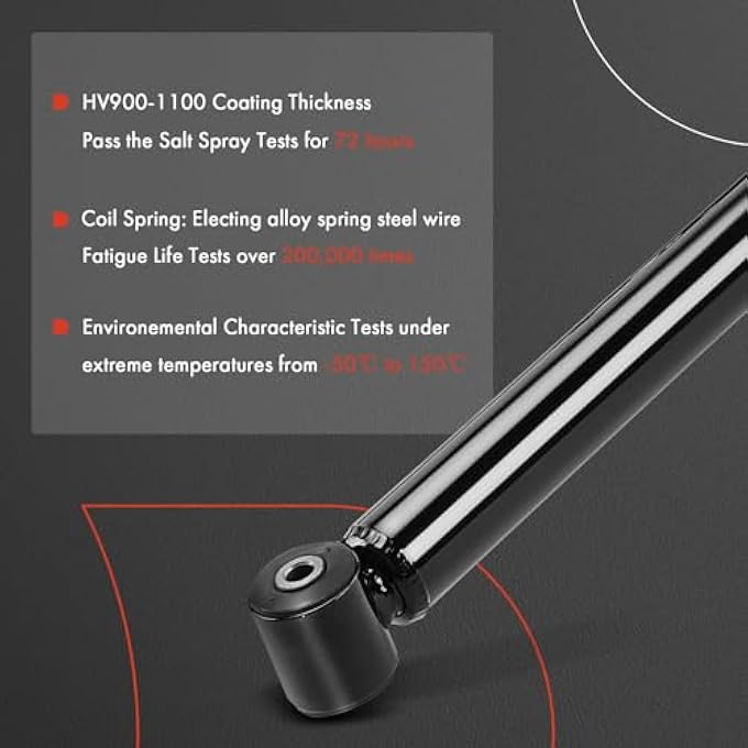 A-Premium Shock Absorber Replacement For Volkswagen Jetta 19931998 Complete Strut Assembly Rear Left And Right A Set Of 2 - Image 5