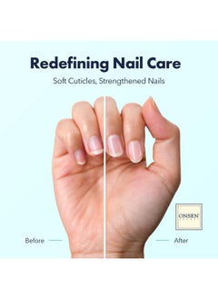 Onsen Secret Organic Cuticle Oil For Nails Usa Made Japanese Treatment For Damaged Nails Natural Nail Oil Cuticle Repair Visible Results For Perfect Nails Nail Strengthener And Growth Reboot Oil 30Ml  - Image 3