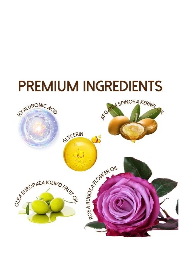 OceAura Morocco Black Beldi Soap, Black Soap with Argan and Rose,Morocco Body Scrub, Body Exfoliator Scrub, Moroccan Black Soap with Organic Argan, Beldi Soap, Black Moroccan Soap - Image 4