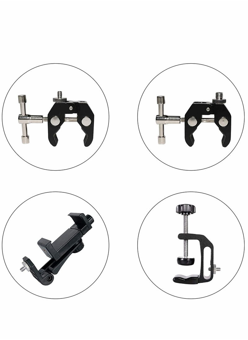 Y&D - 6 pcs Tripod Threaded Screw for Mount Holder 1/4inch to and 3/8 inch - Image 1