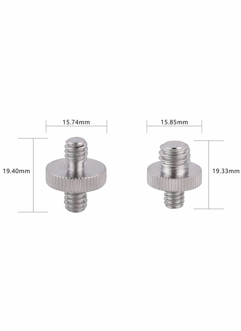 Y&D - 6 pcs Tripod Threaded Screw for Mount Holder 1/4inch to and 3/8 inch - Image 1