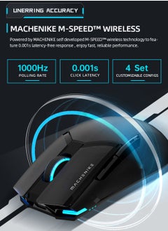MACHENIKE M7 PRO Wireless Gaming Mouse Rechargeable Dual Mode Gaming Mice 8000 DPI Gaming Office Special Computer Mouse For Laptop Desktop  - Image 5