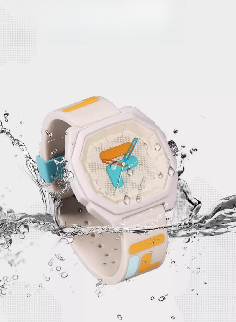 FILA ساعة رياضية مائية عصرية للطلاب كهدية للأولاد والبنات - Image 5