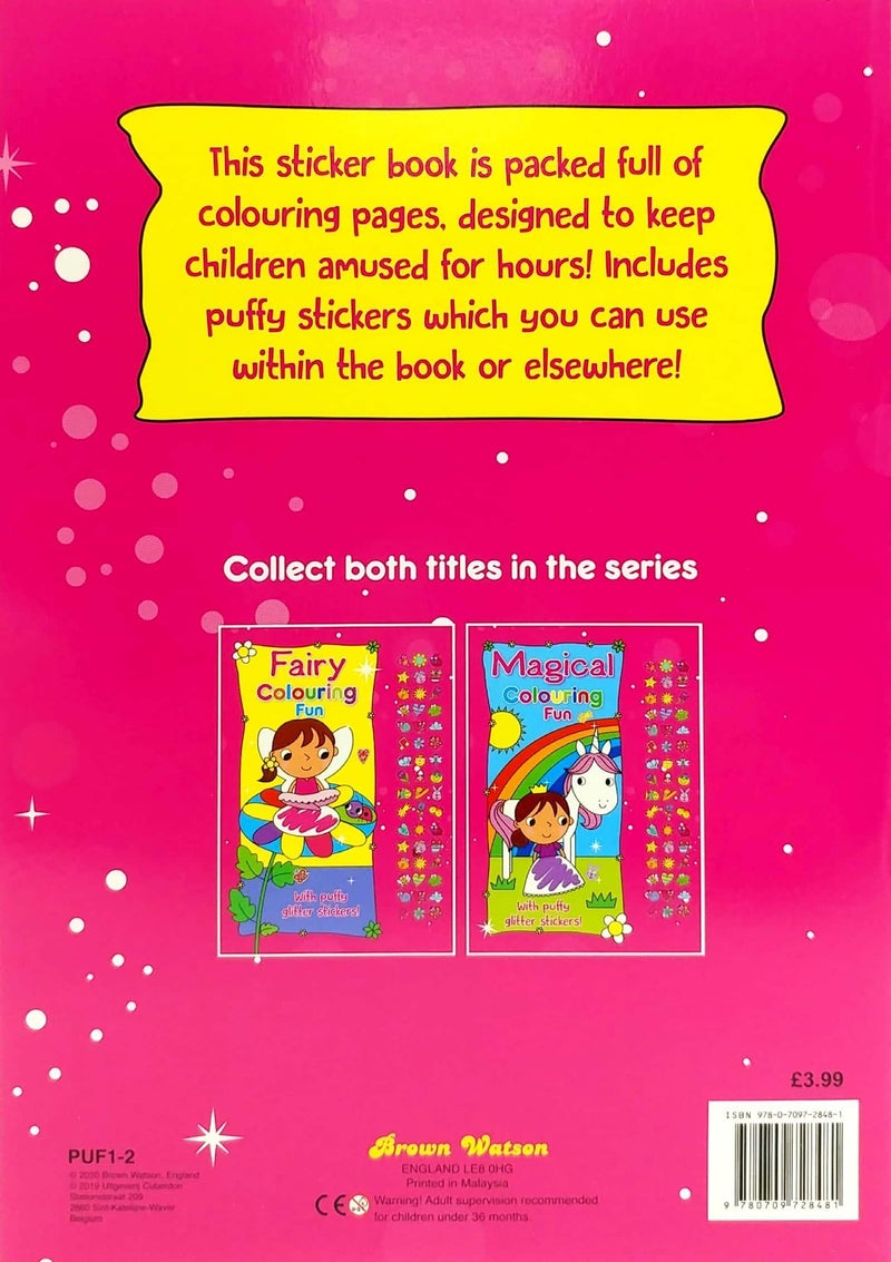 أوكو Fairy Coloring Fun مع Puffy Glitter Stickers - Image 4
