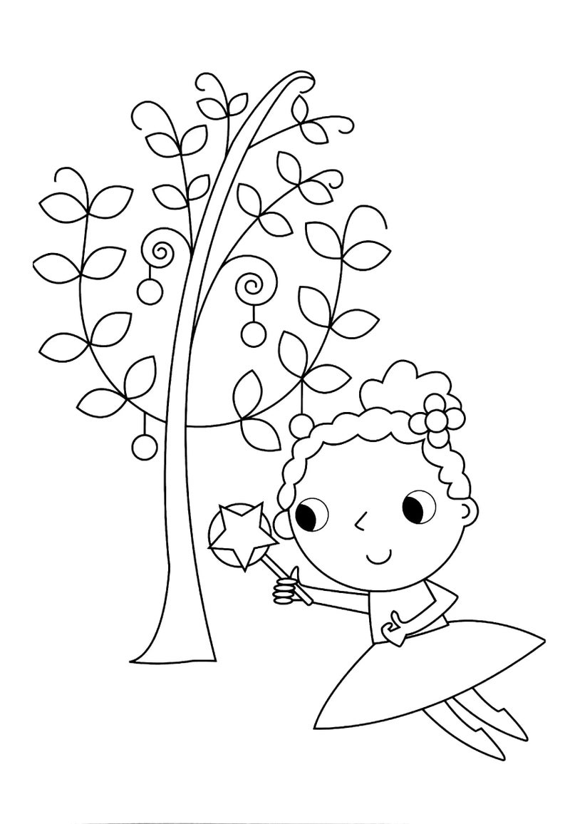 أوكو Fairy Coloring Fun مع Puffy Glitter Stickers - Image 3