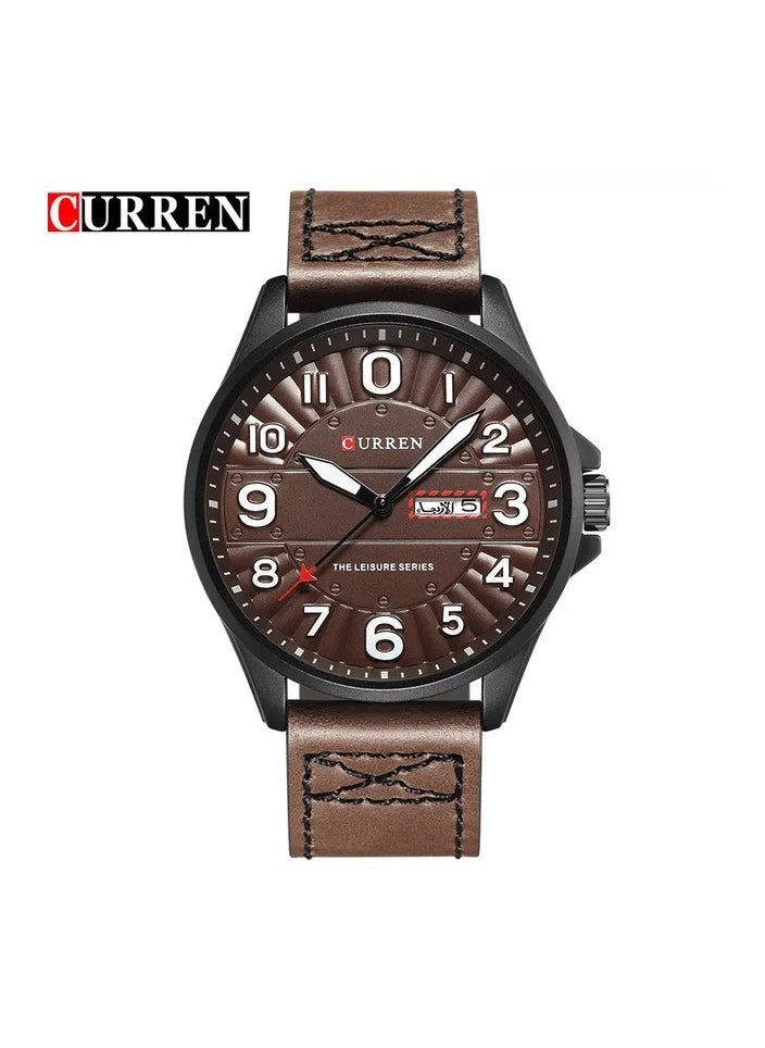 CURREN CURREN 8269 Original Brand Leather Straps Wrist Watch For Men  - Image 1