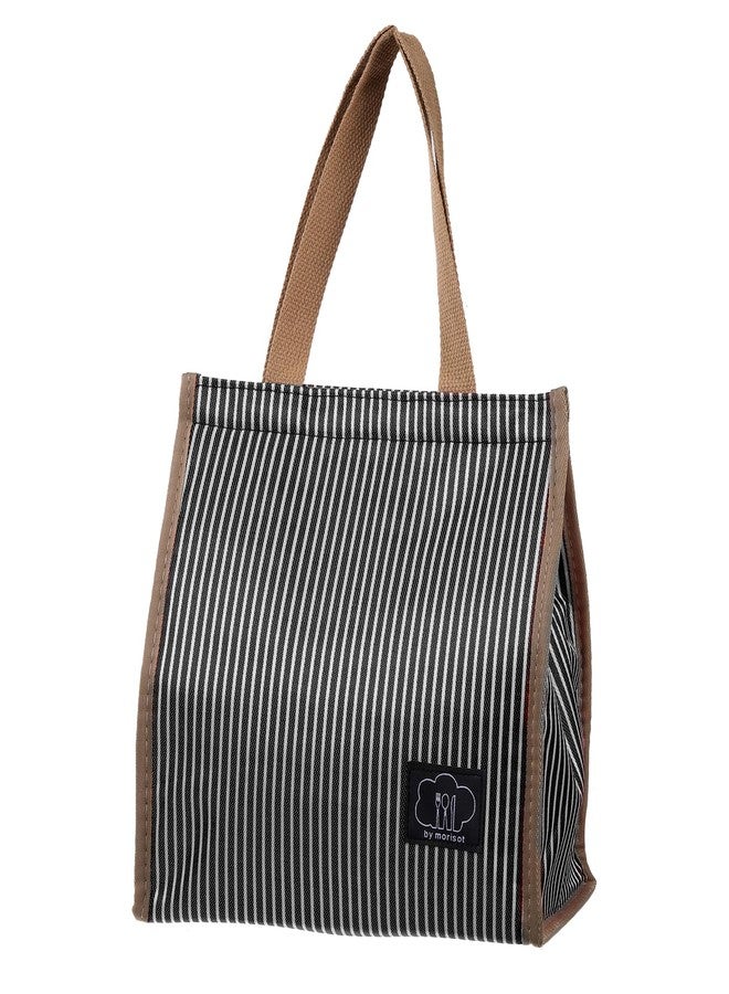 PATIKIL Insulated Lunch Bag, Oxford Cloth Waterproof Lunch Tote Bag Thermal Portable Lunch Box Food Container for Work Office Picnic Outdoor, 10.24"x6.69"x10.24", Black - Image 1
