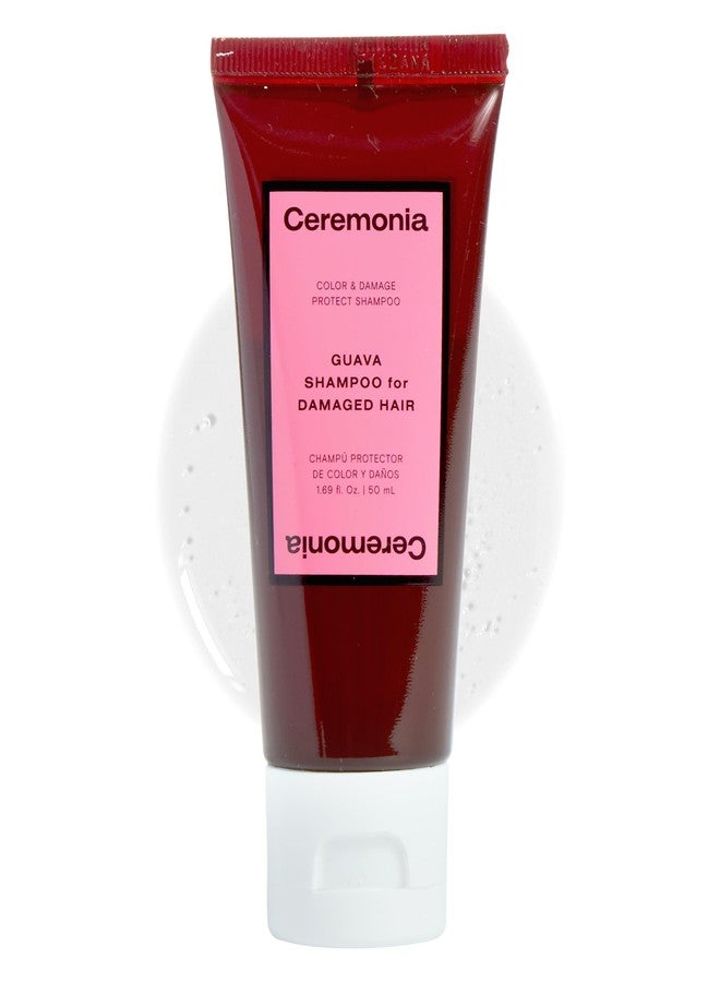 Ceremonia Guava Protect & Repair Shampoo with Aloe Vera for Damaged and Color Treated Hair, 1.69 Fl. Oz. | 50 Ml. - Image 1