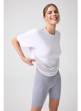 Los Ojos x Melodi White Oversize T-Shirt Boyfriend T-Shirt  - Image 4