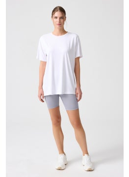Los Ojos x Melodi White Oversize T-Shirt Boyfriend T-Shirt  - Image 2