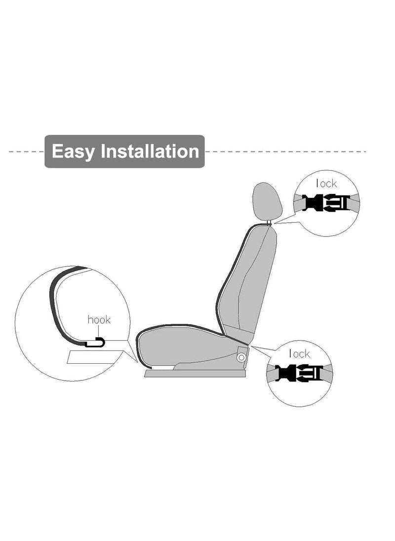 Generic - 1 Pack Cooling Car Seat Cushion - 12V Automotive Breathable Seat Cover with Air Conditioning System for Summer Driving, 3 Cooling Levels (Beige) - Image 1