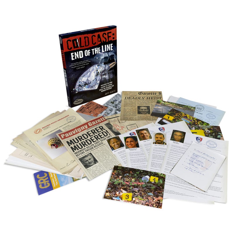 ThinkFun Cold Case End of The Line Exciting Murder Mystery Game Promotes Deductive Reasoning Critical Thinking Ideal for Group Play or Solo Puzzle Solving Suitable for Ages 14 - Image 3