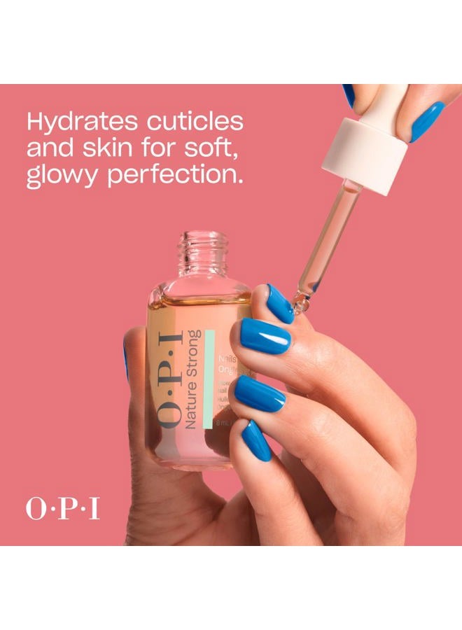 OPI Nature Strong Nails & Skin Glow Up Nail & Cuticle Oil - With Ingredients of Natural Origin and Vitamin E | Nail Oil for Damaged Nails 8 ml - Image 5