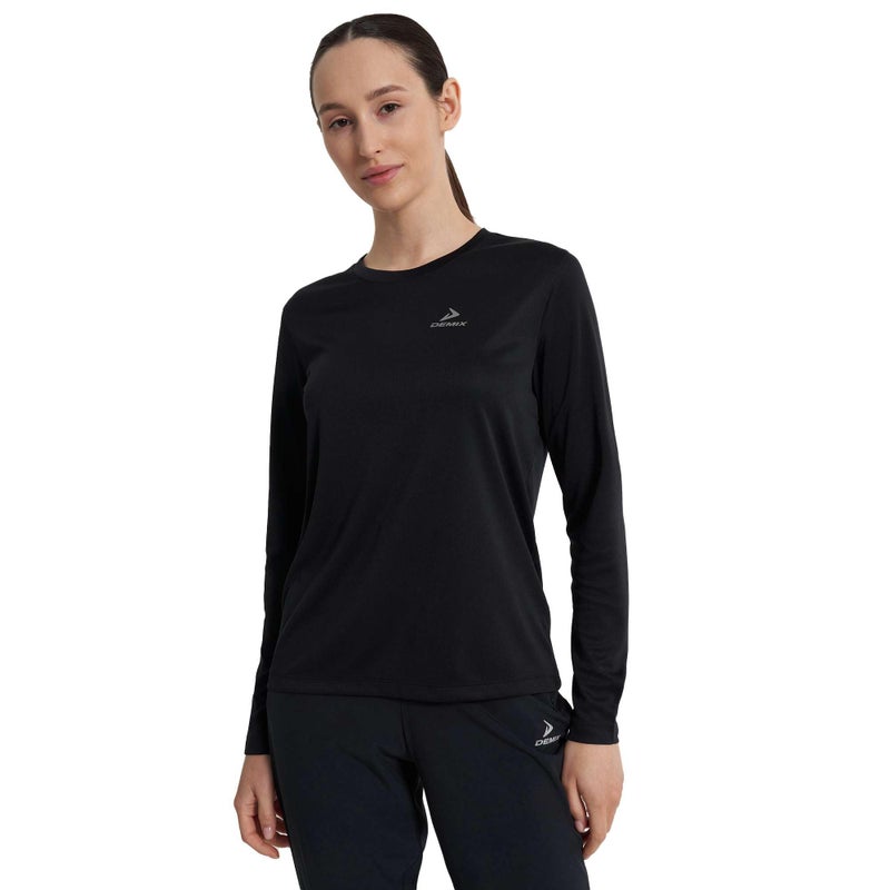 Demix Women's 4-Pack Running Longsleeves – Lightweight Longsleeves with MOVI Wick Moisture-Wicking, Breathable Fabric, Raglan Sleeves, Reflective Elements & Freedom of Movement - Image 5
