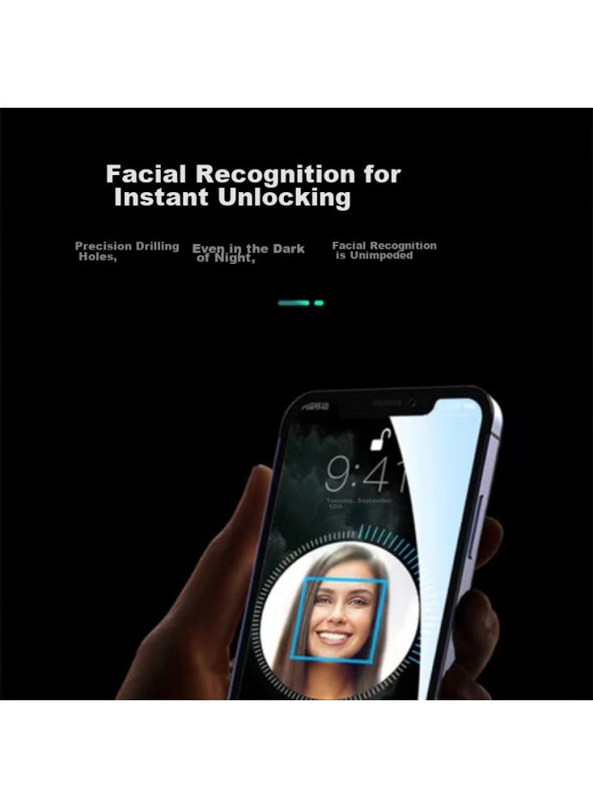 Maikuqi Compatible With Apple Iphone 15/16, Universal Phone Tempered Glass Screen Protector, Hd Full Coverage Anti-fingerprint Glass Film - 2 Pack - Image 3