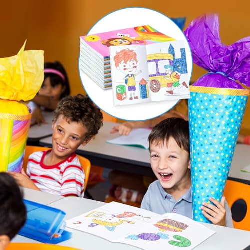 BenLouis 24 Pcs Preschool Kindergarten Mini Coloring Books Kids Graduation Party Favors Small Activity Books Bulk for Kids Student Birthday Goodie Bags Stuffers Return Gifts Classroom Travel - Image 5