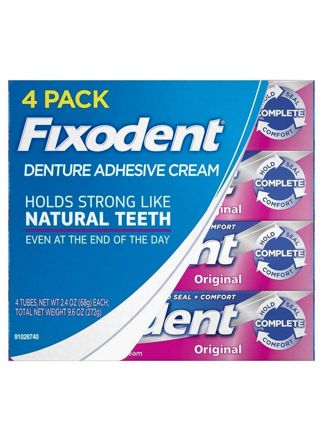 Fixodent Original Denture Adhesive Cream-2.4 oz, 4 pk - Image 1