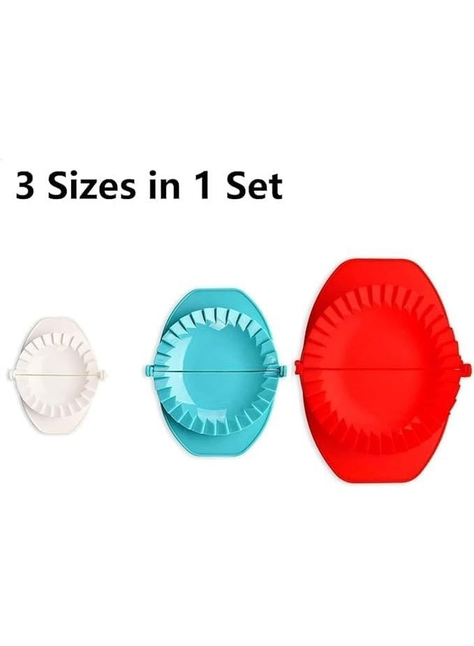 أداة عمل وكبس الزلابية والسمبوسة يدوياً، أداة طي العجين للمعجنات والرافيولي والإمبانادا، بلاستيك آمن للطعام، لون أبيض - Image 5