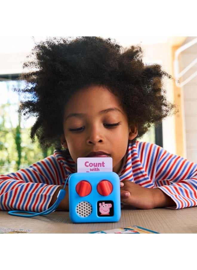 Yoto Mini (2024 Edition) + Make Your Own Card - Kids Screen-Free Bluetooth Audio Player, All-in-1 Travel Device Plays Stories Music Podcast Radio Ok-to-Wake Clock, Use as Speaker or with Headphones