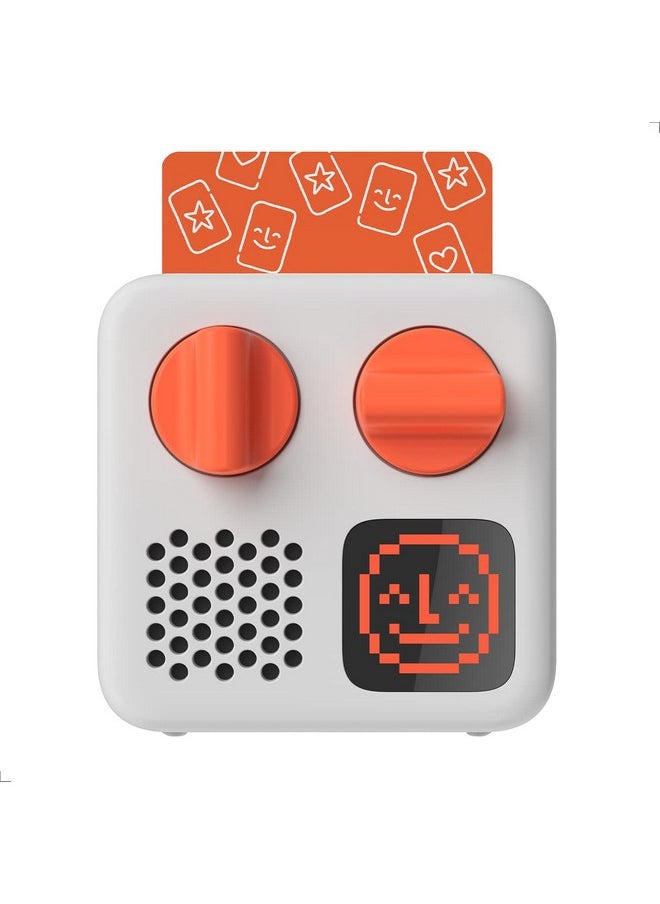 Yoto Mini (2024 Edition) + Make Your Own Card - Kids Screen-Free Bluetooth Audio Player, All-in-1 Travel Device Plays Stories Music Podcast Radio Ok-to-Wake Clock, Use as Speaker or with Headphones