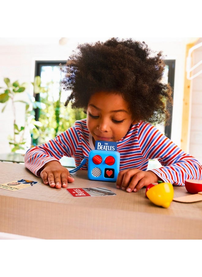 Yoto Mini (2024 Edition) + Make Your Own Card - Kids Screen-Free Bluetooth Audio Player, All-in-1 Travel Device Plays Stories Music Podcast Radio Ok-to-Wake Clock, Use as Speaker or with Headphones
