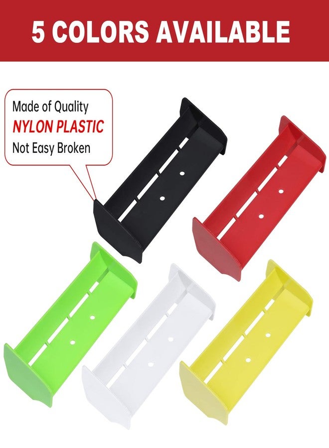 Hobbypark RC Car Wing Body Spoiler,High Down Force for 1:10 Scale Off Road Buggy(Red) - Image 4
