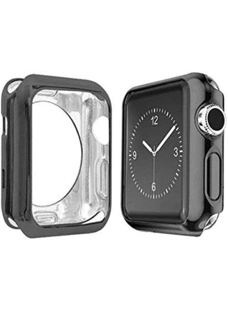 Electroplating TPU Protective Cover Case For Smart Watch Series 1/2/3