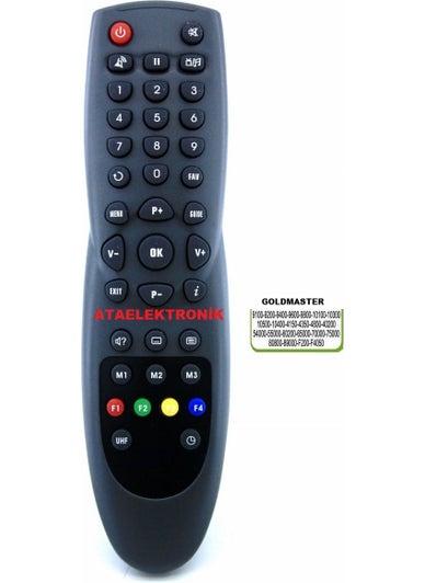 Arçelik Beko 550 * Satellite Remote Control Fully Compatible with Goldmaster 9400 and Many Goldmaster Models