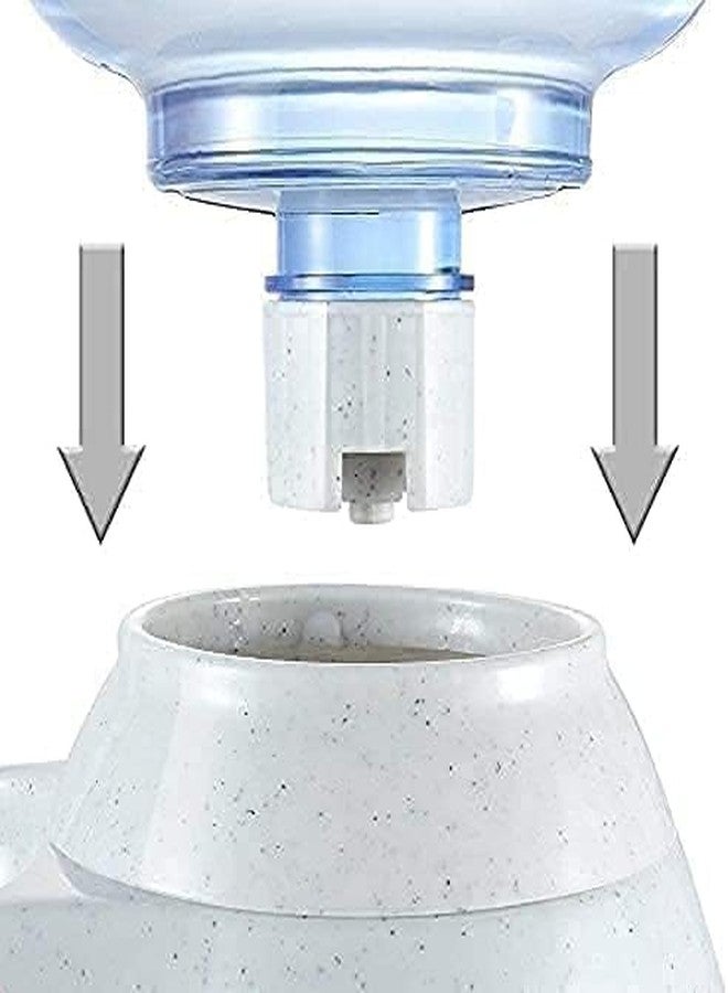ODMART Automatic Pet Feeder and Water Dispenser for Cats and Dogs, Self Dispensing Gravity Water Bowl, Modern Multi Colour Plastic Design, Easy to Clean, No Maintenance, Fresh Water Supply, 3.5 Litre - Image 5