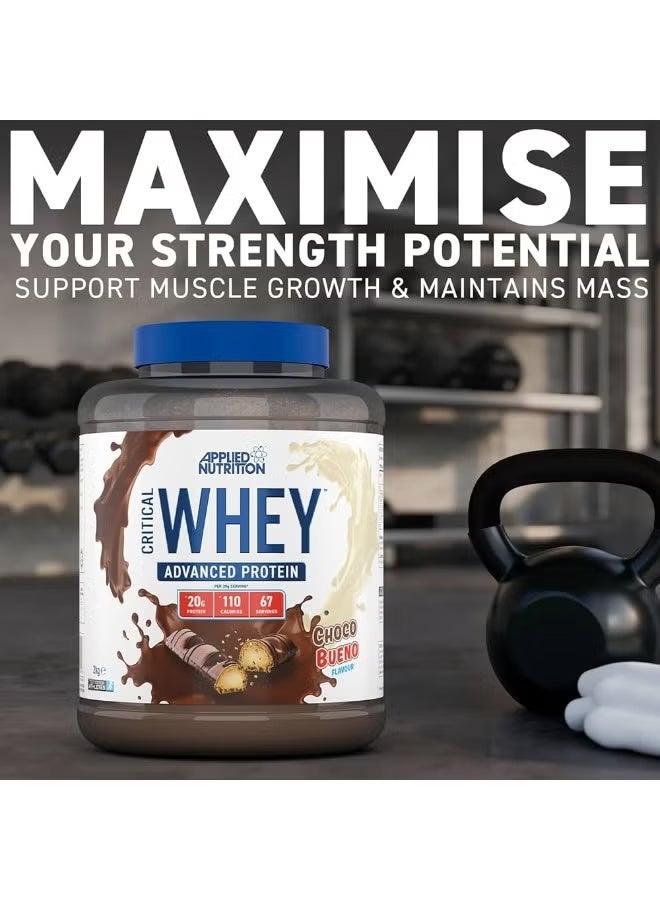 Applied Nutrition Critical Whey Protein Powder 2kg - Choco Bueno Flavor - Image 3